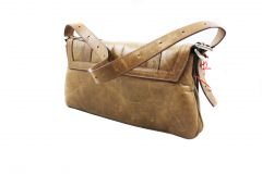 GIVENCHY Brown Leather Small Shoulder Bag