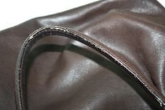 MIU MIU Brown Leather Turnlock Large Bag