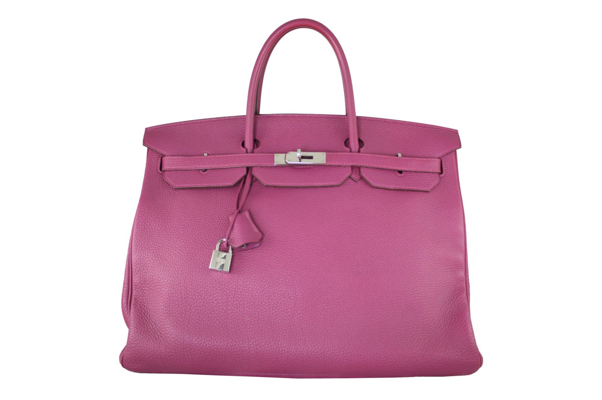 HERMES Tosca Clemence Birkin 40 Pink