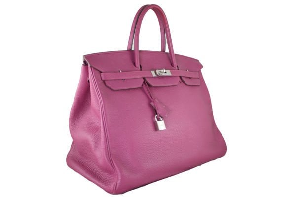 HERMES Tosca Clemence Birkin 40 Pink