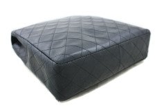 CHANEL Vintage Black Lambskin Chain Shoulder bag