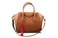 GIVENCHY Small Antigona Metal Corners Leather Bag