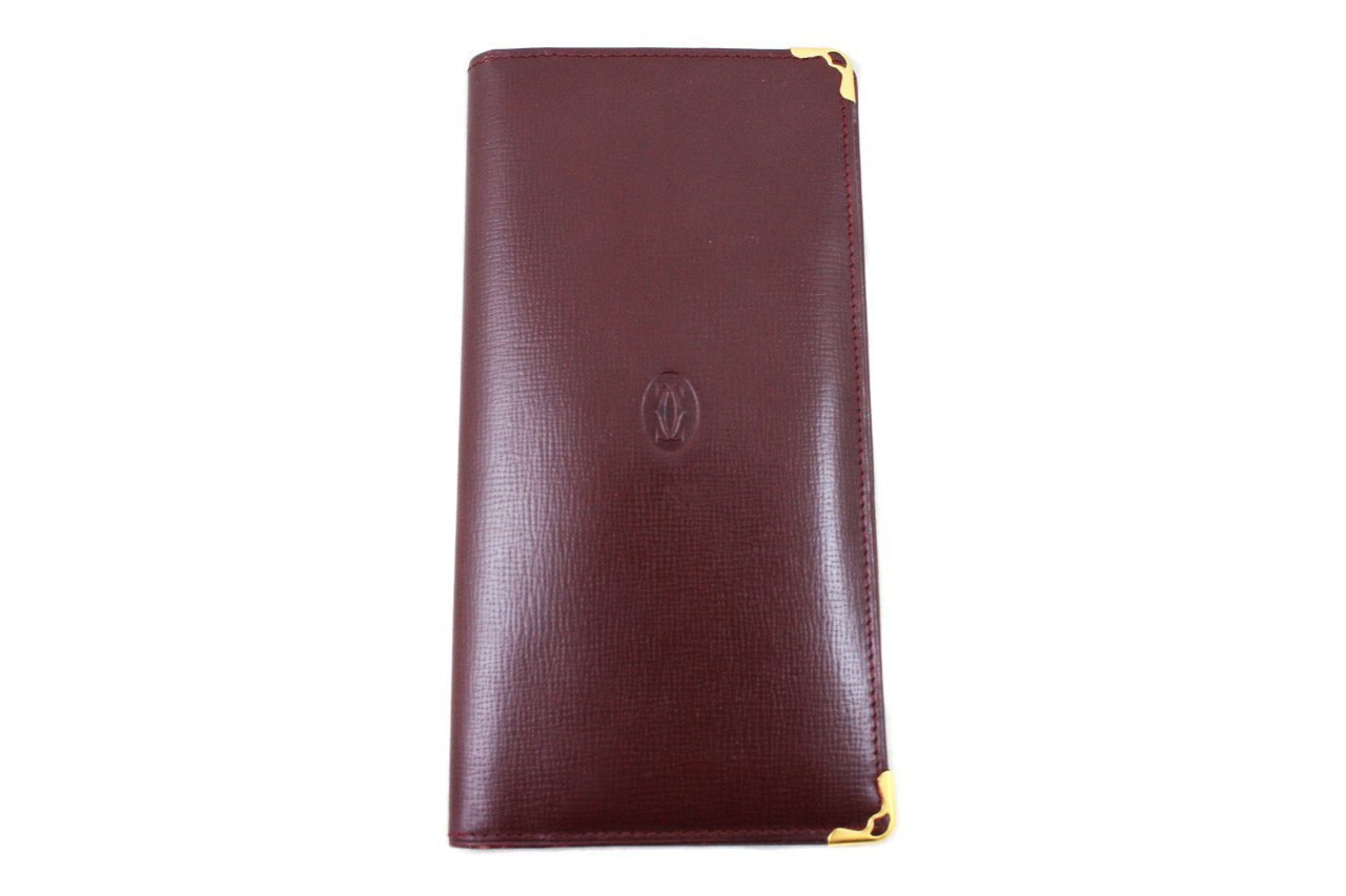 CARTIER Must De Cartier Bordeaux Long Wallet