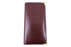 CARTIER Must De Cartier Bordeaux Long Wallet