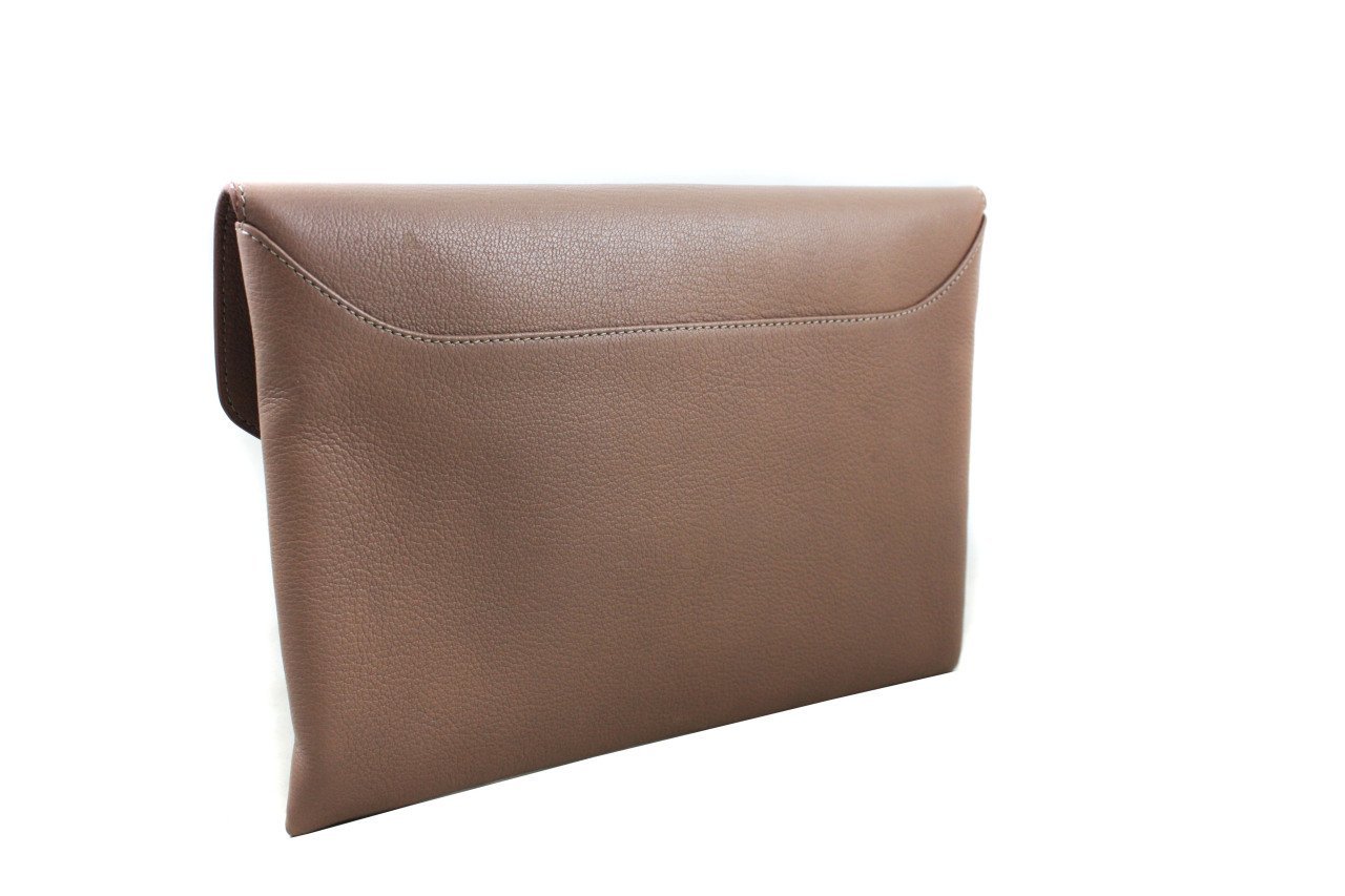 GIVENCHY Beige Leather Medium Antigona Envelope Clutch
