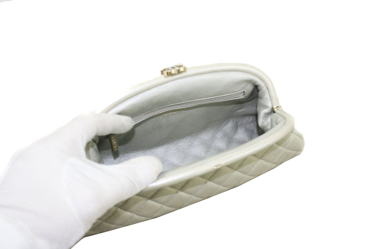 CHANEL Shiny Timeless Clutch