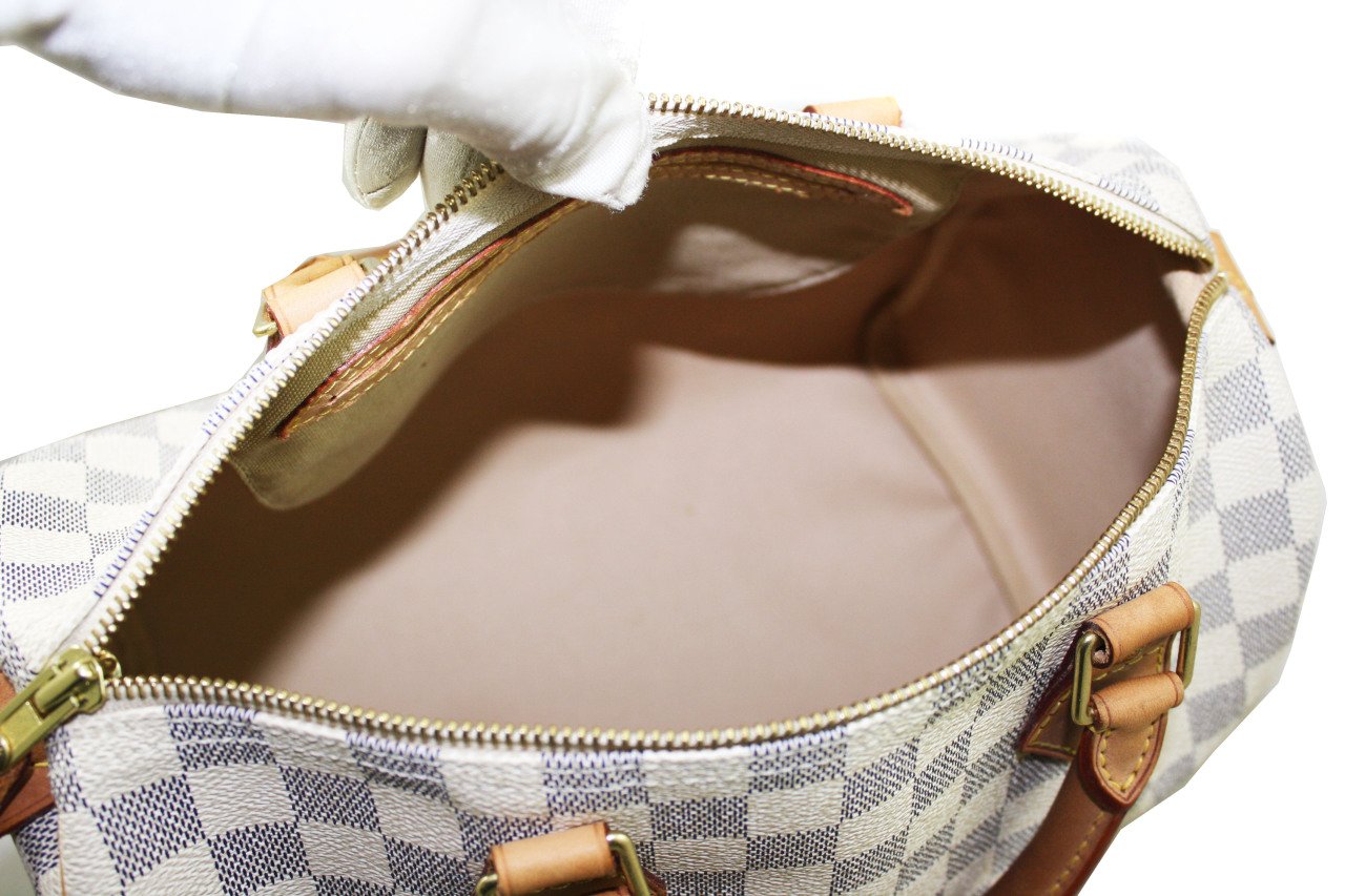 LOUIS VUITTON Damier Azur Speedy 30