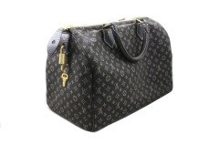 LOUIS VUITTON Monogram Mini Lin Speedy 30 Satchel