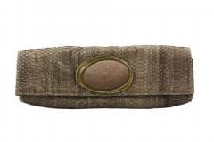 R&Y AUGOUSTI Snake Clutch