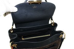 LOUIS VUITTON Monogram Canvas Black Olympe Bag