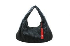 BOTTEGA VENETA Black Woven Large Venata