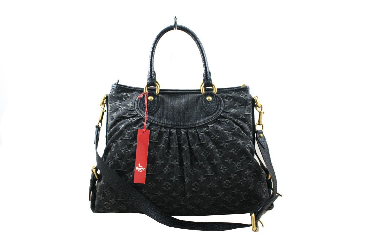 LOUIS VUITTON Monogram Denim Neo Cabby GM Tote