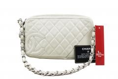CHANEL Cambon Line Leather Small Shoulder Bag