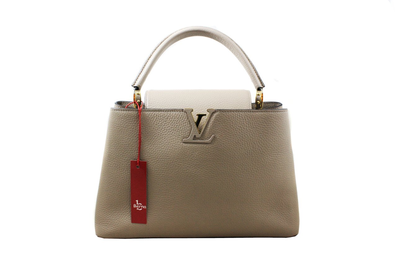 LOUIS VUITTON Taurillon Capucine MM