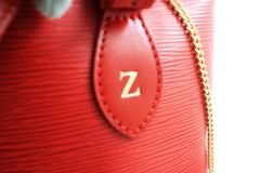 LOUIS VUITTON Red Epi Leather Bucket PM