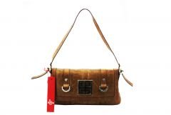 GIVENCHY Brown Leather Small Shoulder Bag