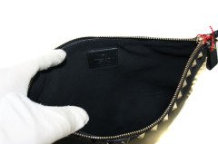 VALENTINO Garavani Black Rockstud Clutch