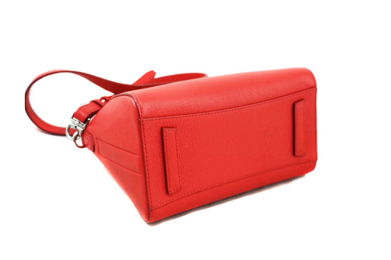 GIVENCHY Red Calfskin Mini Antigona