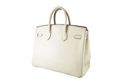 HERMES Swift Leather Birkin 35 Craie PHW
