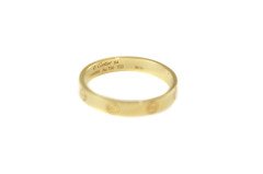 CARTIER 18K Yellow Gold Love Wedding Band