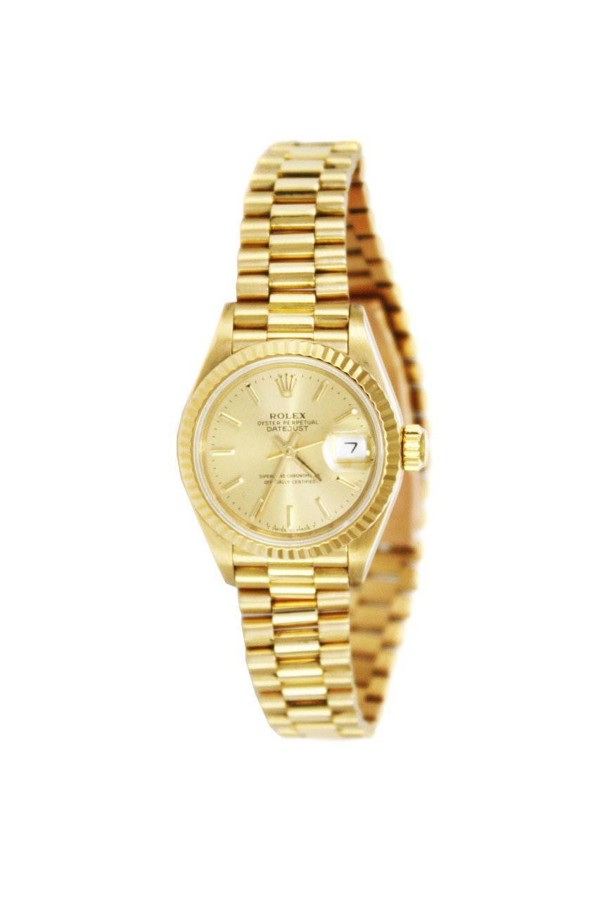 ROLEX Datejust 26mm 18k Yellow Gold President