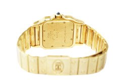 CARTIER 18K Yellow Gold Santos Unisex Watch