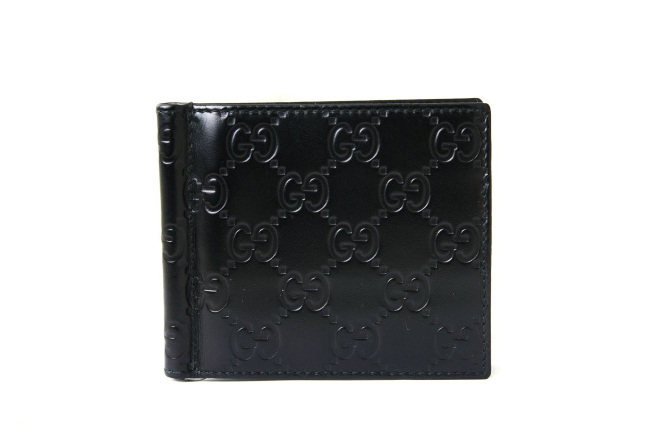 GUCCI Signature Money Clip Wallet