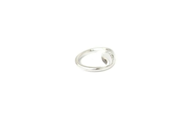 CARTIER 18k White Gold Diamond Juste un Clou Ring