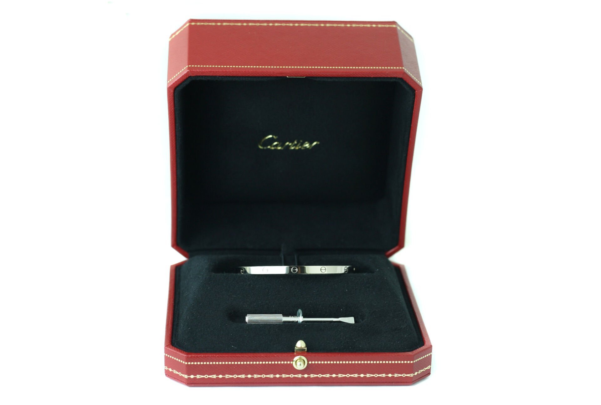 CARTIER 18k White Gold Love PM