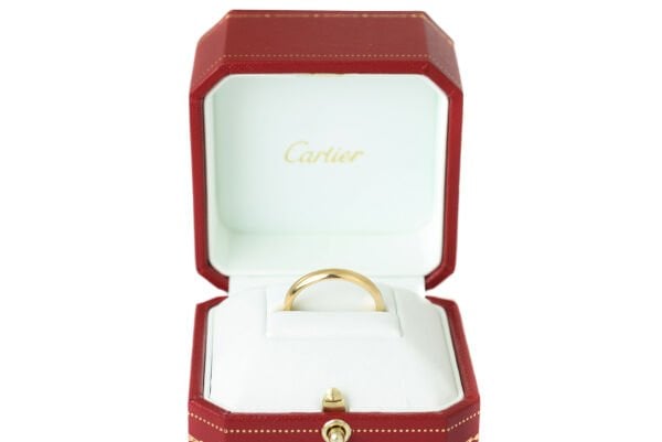 CARTIER 18k Yellow Gold 1895 Wedding Ring Size 63