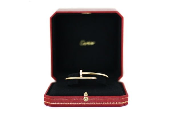 CARTIER 18k Rose Gold Juste Un Clou Diamond Bracelet