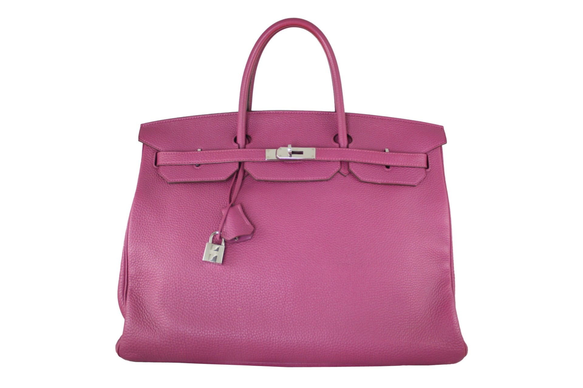 HERMES Tosca Clemence Birkin 40 Pink