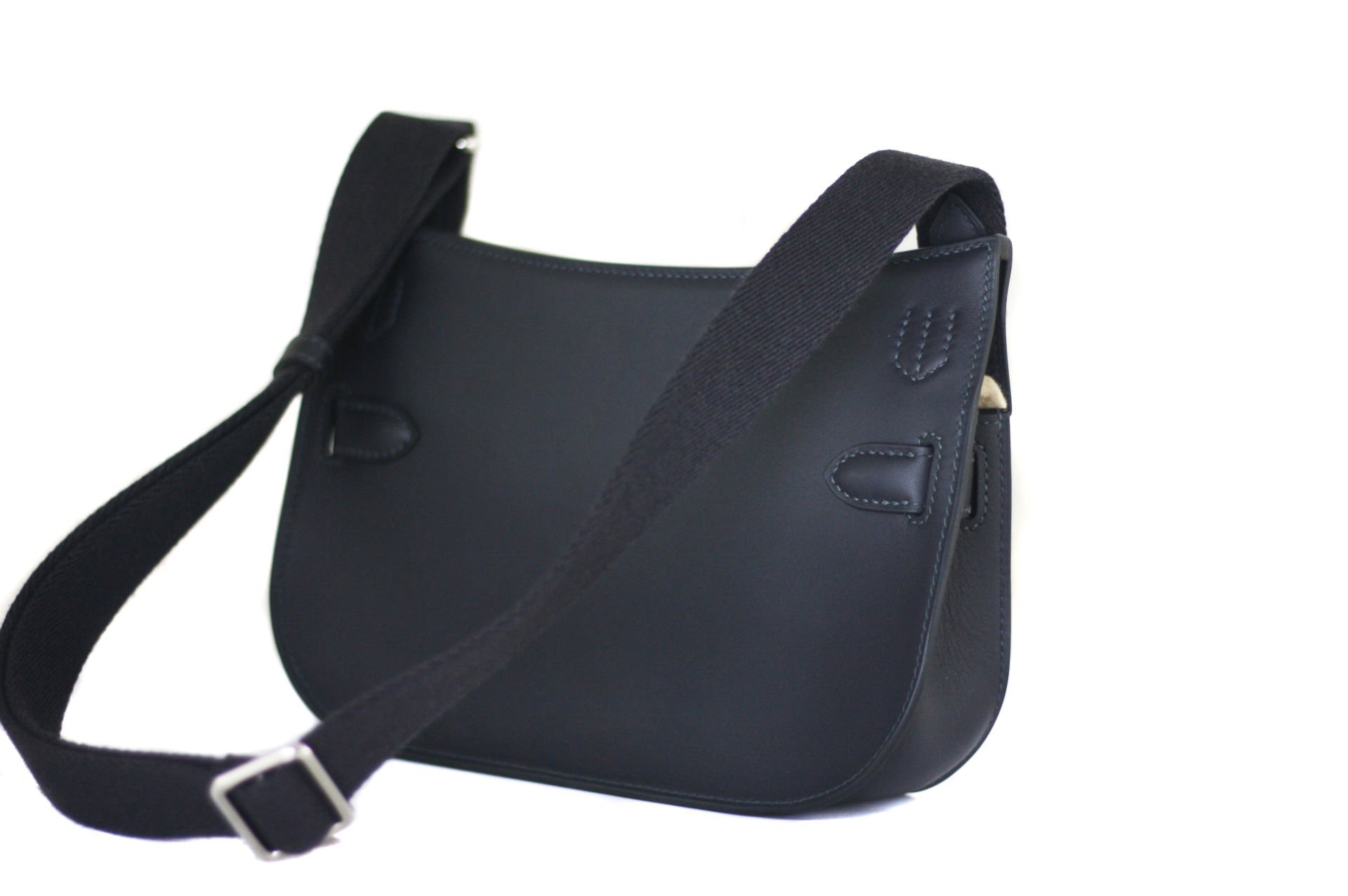 Hermès Jypsiere Mini Black Swift Palladium Hardware