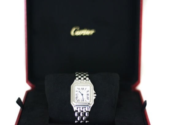 CARTIER Steel Medium Panthere Watch