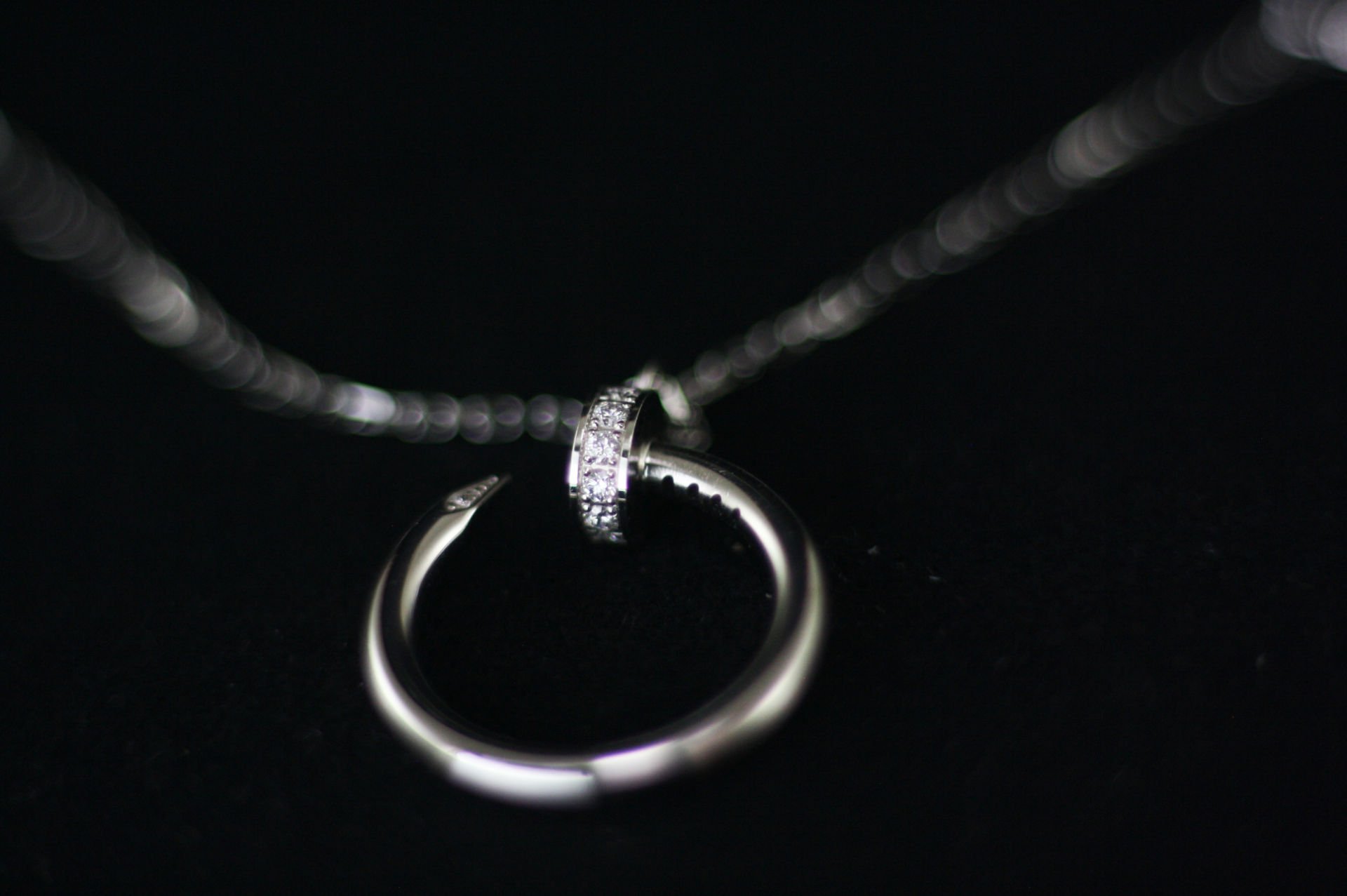 CARTIER Juste Un Clou Pendant Diamonds Necklace