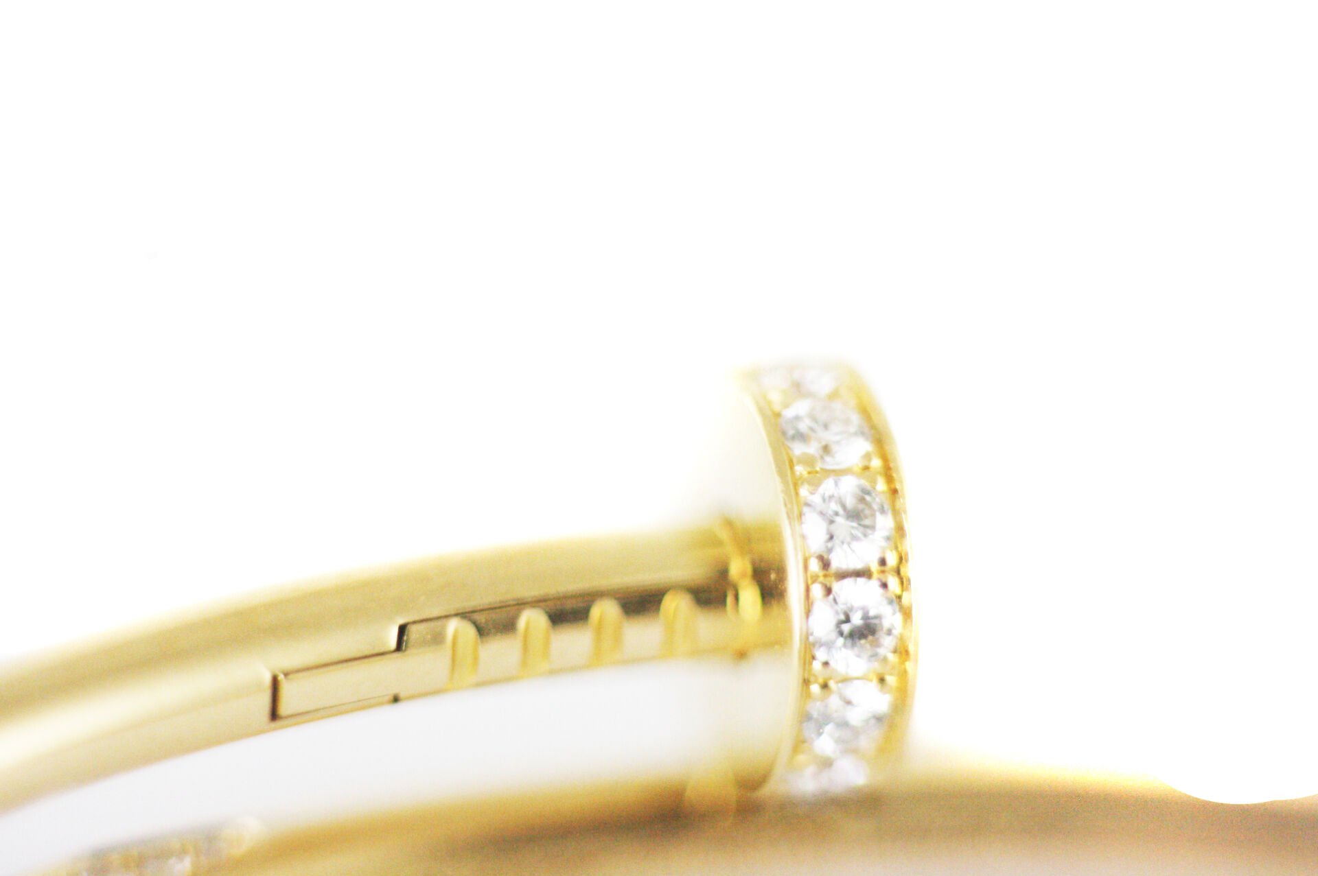 CARTIER Juste un Clou 18k Yellow Gold Diamond Bracelet