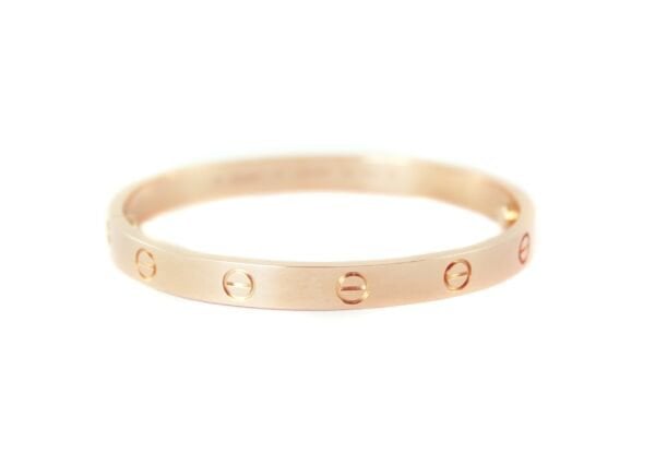 CARTIER Love 18k Rose Gold Bracelet