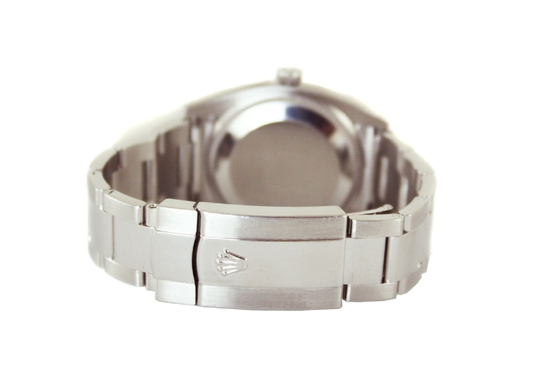 ROLEX Oyster Perpetual Date 34mm Salmon Diamond Dial