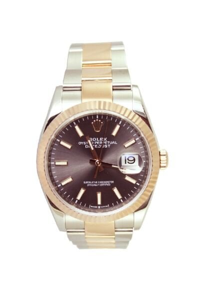 ROLEX Datejust 36mm Everose Gold/Steel Oyster