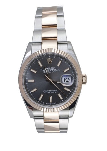 ROLEX Datejust 36mm Everose Gold/Steel Oyster