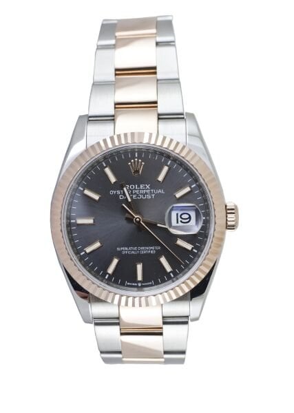 ROLEX Datejust 36mm Everose Gold/Steel Oyster
