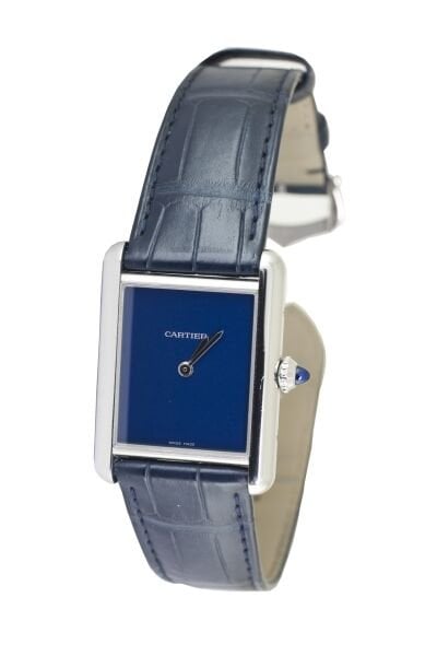 CARTIER Tank Must de Cartier Large Blue