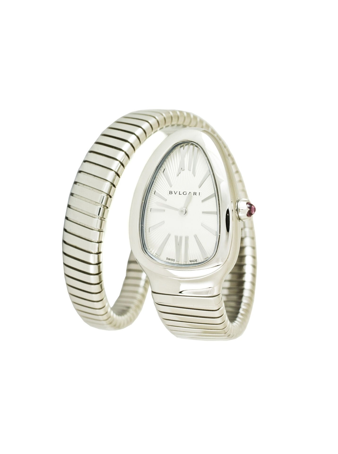 BVLGARI Steel Serpenti Tubogas 35mm