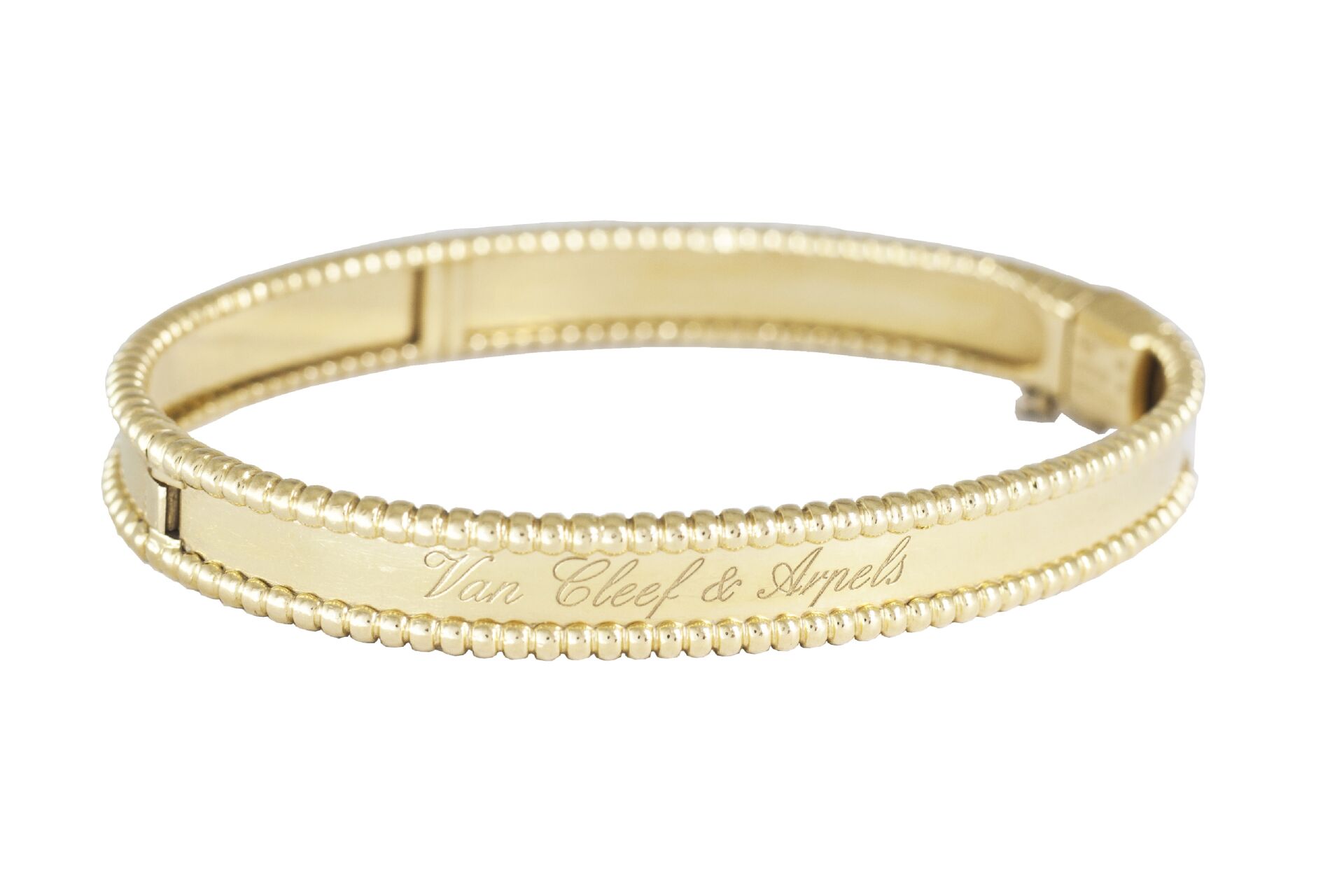 VAN CLEEF & ARPELS Perlée Signature 18k Yellow Gold Bracelet