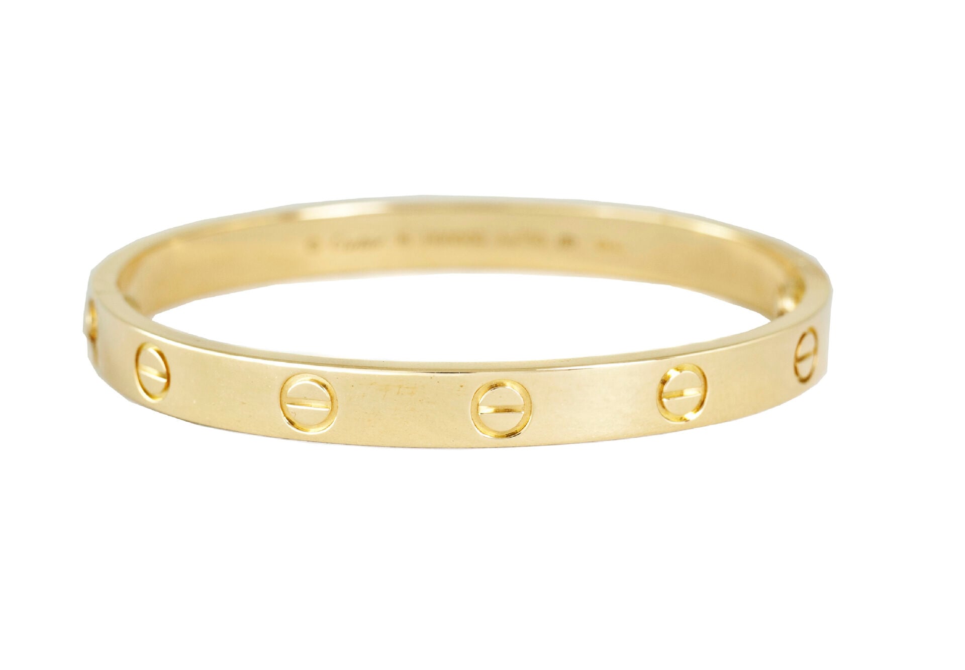 CARTIER Love Classic 18k Yellow Gold Bracelet