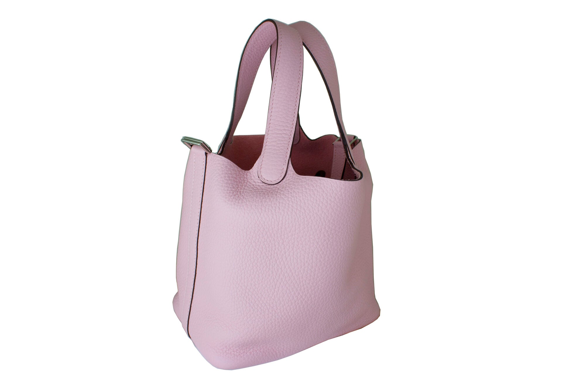 HERMES Picotin 18 Rose Sakura Clemence PHW