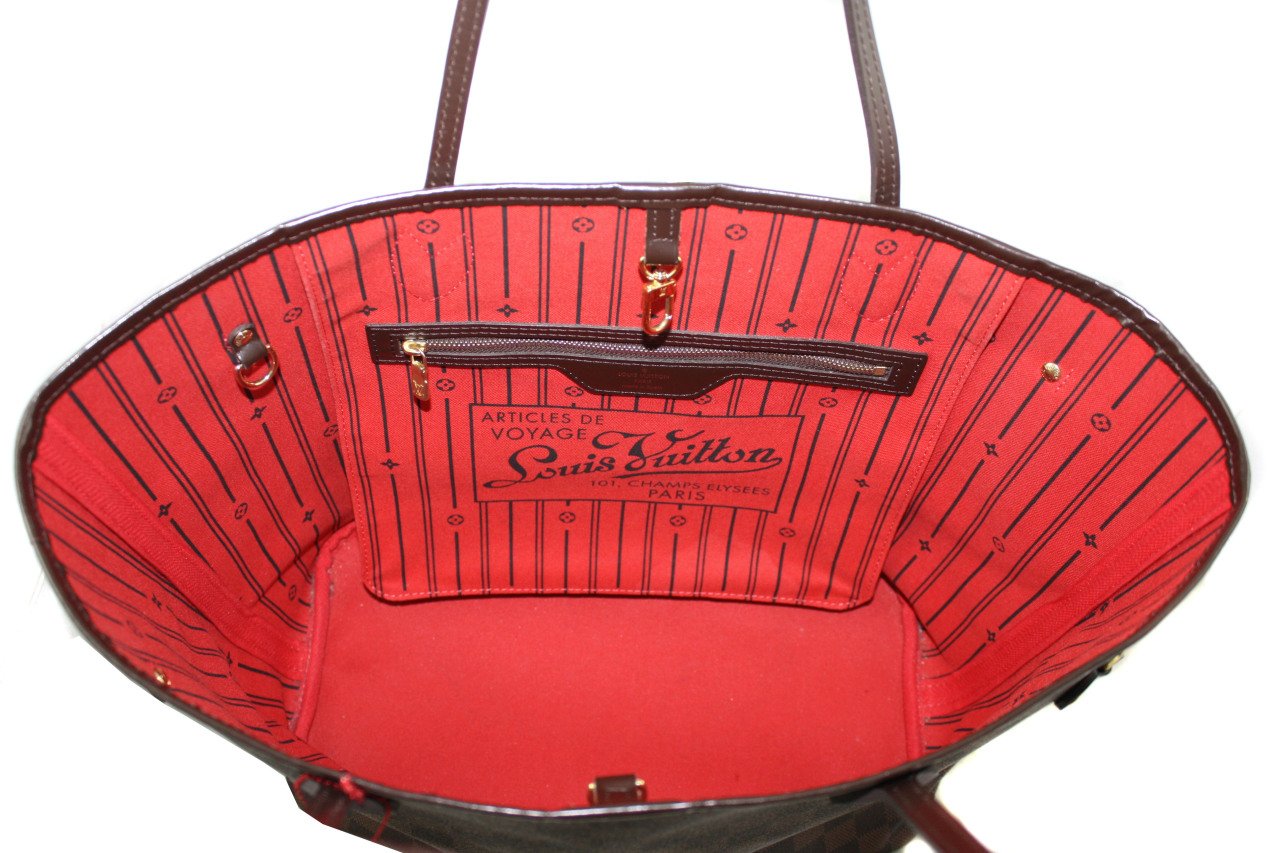LOUIS VUITTON Damier Ebene Neverfull MM